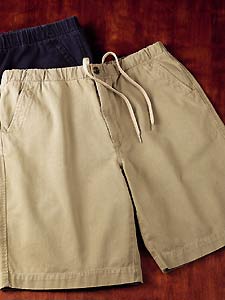 Elastic-Waist Shorts