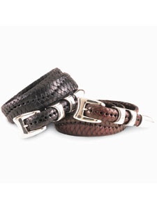 Crookhorn-Davis Leather Wave Belt