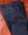 Sansabelt Stretch Navy Denim Pants