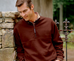 Sueded Fleece Pullover