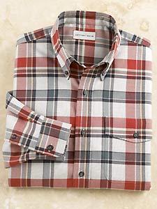 Herringbone Plaid Shirt