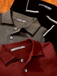 Silk-blend Polo