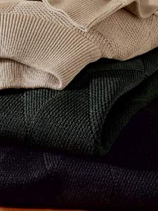 Silk-blend Mockneck