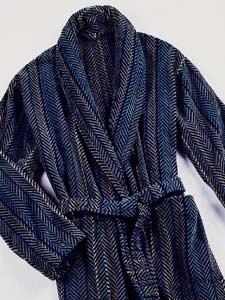 Linea Notte Herringbone Terry Robe