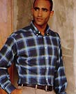 Multi-plaid Twill Sport Shirt