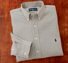 Polo Ralph Lauren Mini-check White Shirt