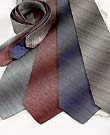 Calvin Klein Monochromatic Stripe Silk Tie