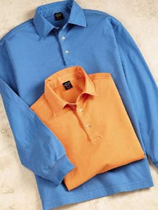 Long-sleeve Jersey Polo